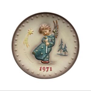 Vintage “Heavenly Angel” Hummel 1971 Annual Plate - 100th Anniversary